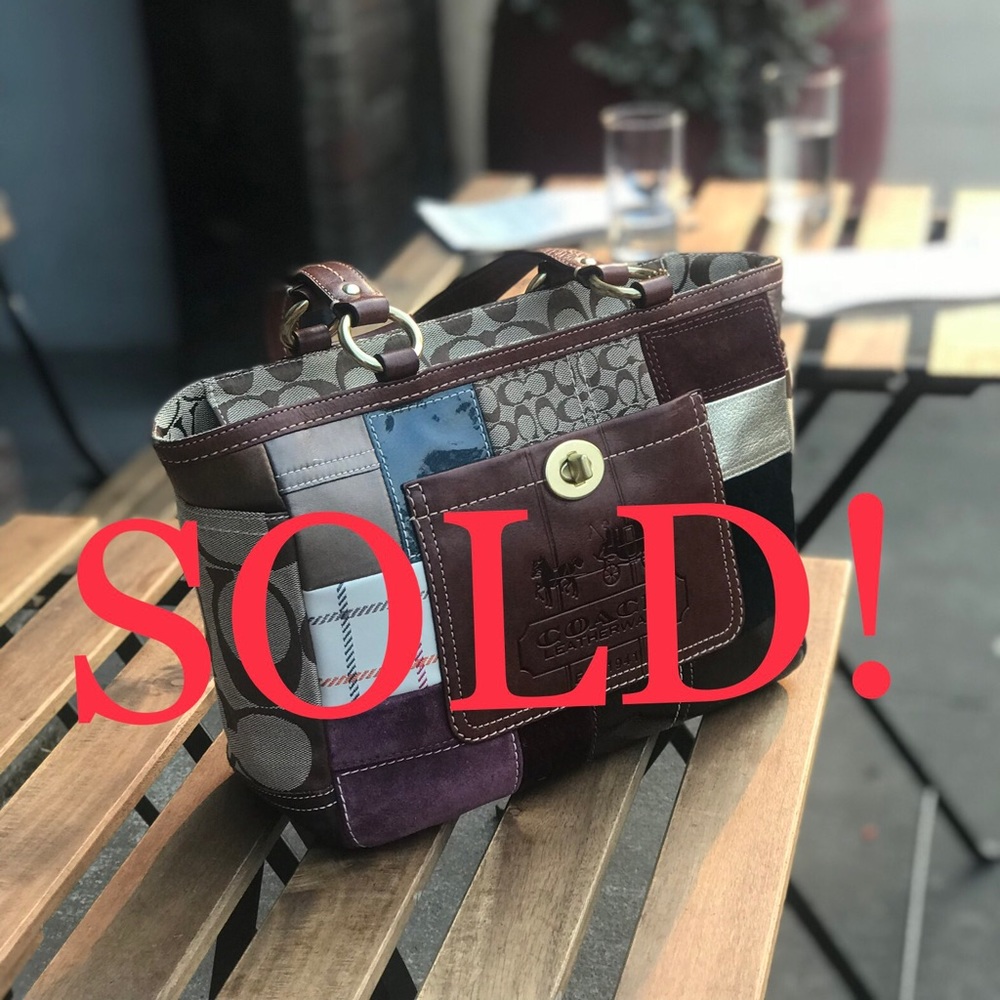 Limited Edition Stage Coach Patchwork Tote